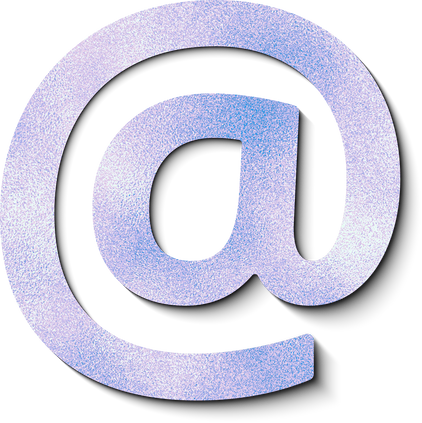 Holographic Email Icon